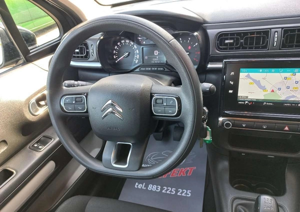 Citroen C3 cena 44900 przebieg: 67000, rok produkcji 2020 z Miechów małe 254